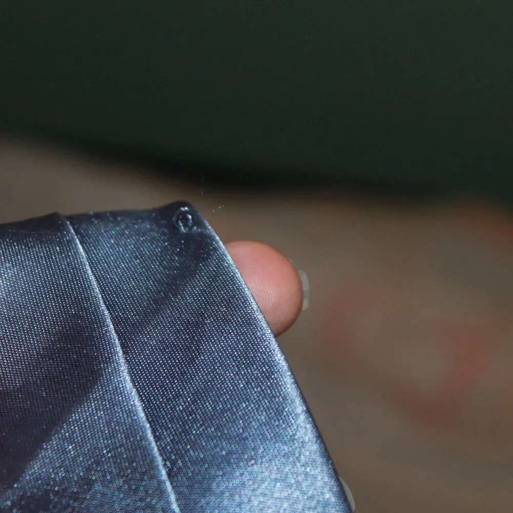 Vintage Light Blue Boys Silk Self-tie Necktie 47.5